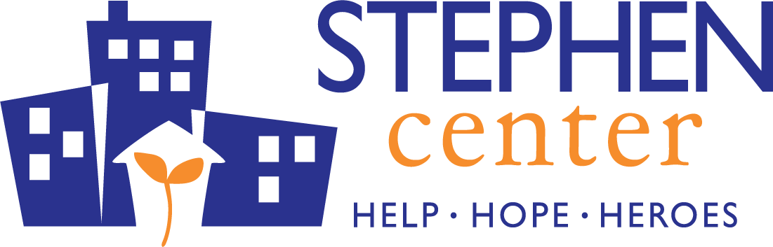 This is the Stephen Center's horizontal logo